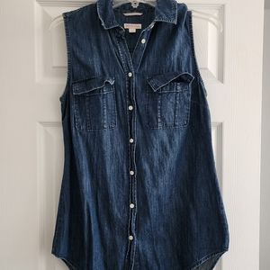 Merona denim tank top.